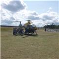 Helicopters landing at Dawlish Warren 013